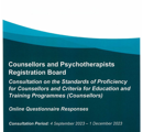 CPRB Consultation  Online Questionnaire Responses, Counsellors thumbnail