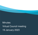 CORU Council Minutes  19.01.2023 thumbnail