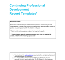 OTRB Occupational Therapist CPD Audit Record Exemplar thumbnail