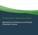 Standards of Proficiency for Radiographers Radiation Therapists thumbnail