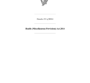 Health (Miscellaneous Provisions) Act 2014 thumbnail