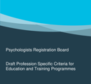 PSRB Draft Profession Specific Criteria for Education and Training Programmes thumbnail