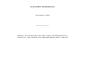 SI 452 of 2015  ORB Code of Professional Conduct and Ethics for Optometrists 2015 thumbnail
